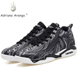 Adriana 2019 New Graffiti Pattern Art Basketball Shoes